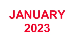 001 - January 2023 Arrivals