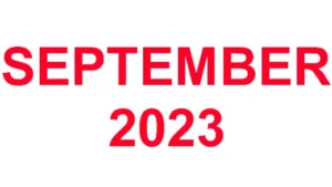 009 - September 2023 Arrivals