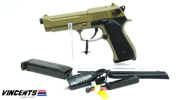 Cyma CM126S Tan M92 Beretta Electric Pistol