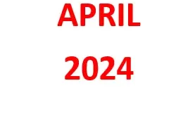 004 - April 2024 Arrivals