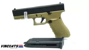 EC 1106 LDE EC Glock 17 Gen 4 Tan Body/ Black Slide