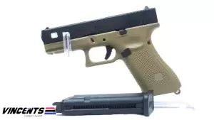 EC 1302 "19x" Gen 5 LDE Tan Body/Black Slide