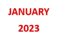 001 - January 2023 Arrivals