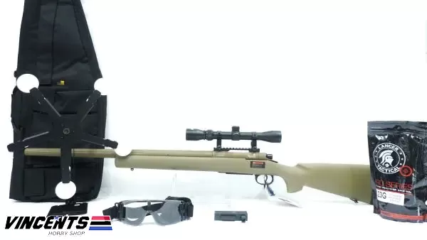 Package Bundles 082 - Lancer VSR10 Sniper Model: LT-28TH (Tan)