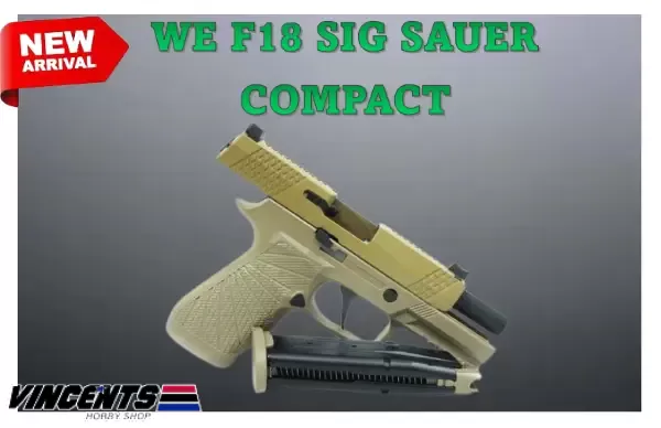 WE F18 Tan “Sig Sauer 320” (Compact Pistol)