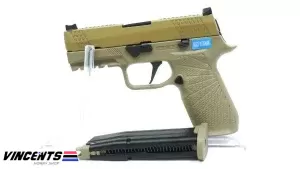 WE F18 Tan “Sig Sauer 320” (Compact Pistol)