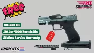 "PINAKA BUDGET MEAL" - Poseidon XG8 GBB Pistol (Full Auto) Black/Gray