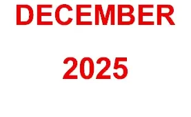 012 - December 2025 Arrivals