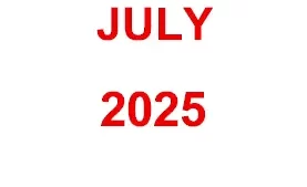007 – July 2025 Arrivals