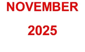 011 – November 2025 Arrivals