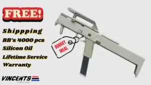 Poseidon FMG9 tan Folding Machine Gun