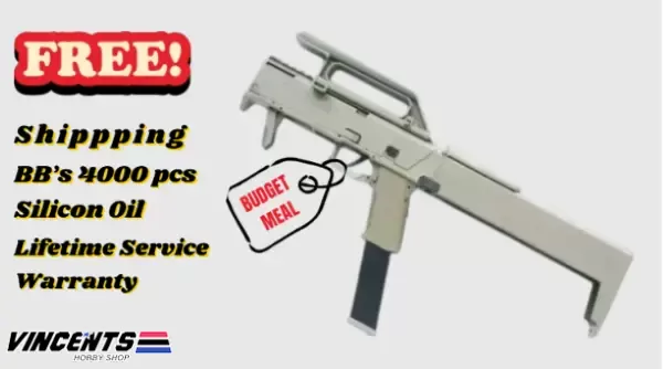 Poseidon FMG9 tan Folding Machine Gun