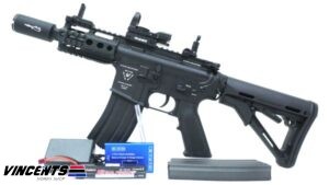 070 - Level 1 Upgraded (500 - 530 FPS) Double Belle 074-1 M4 Compact CQB Black (SET UP VERSION)