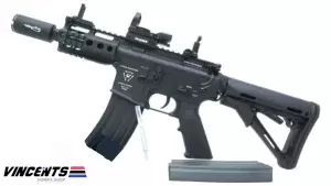 Level 1 Upgraded (500 - 530 FPS) Double Belle 074-1 M4 Compact CQB Black (SET UP VERSION)