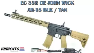 EC 332 “DE John Wick” AR-15 Two Tone Black/Tan