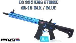 EC 335 EMG AR-15 Two Tone Black & Blue