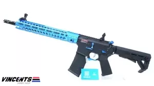 EC 335 EMG AR-15 Two Tone Black & Blue