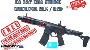 EC 337 EMG (RED) “Strike Gridlock” Two Tone Black/Red