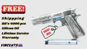 WE 1911 "Floral Engraved" Silver