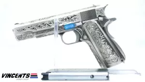 WE 1911 "Floral Engraved" Silver