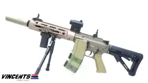 000 – LEVEL 1 UPGRADED (530 to 560 FPS) EC 108 HK416 DE “SETUP Version” Platinum, Free Shipping, 4000 Rounds BBs, Lifetime Service Warranty