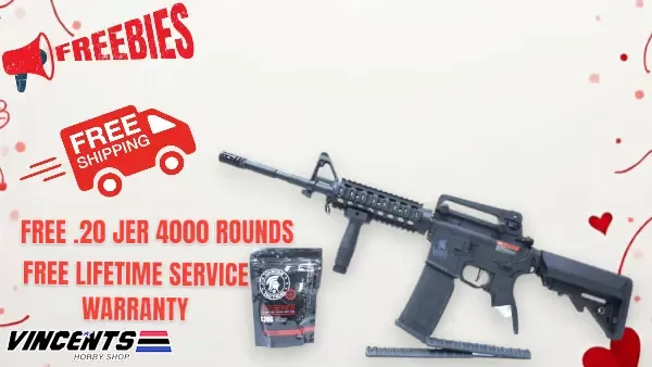 Lancer “M4 RIS” "MK-18" LT-04B Gen 2 (E) Polymer Body (Black)