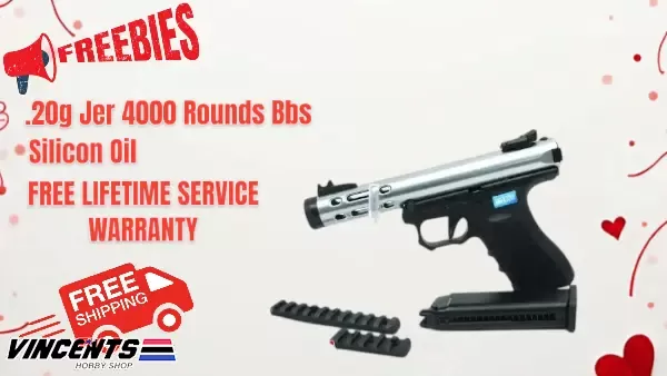 WE Galaxy Glock 17 Silver with Auto