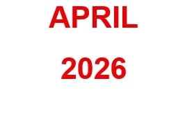 004 - April 2026 Arrivals