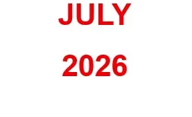 007 - July 2026 Arrivals