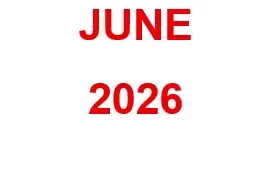 006 - June 2026 Arrivals