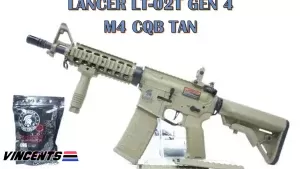 Lancer LT-02T Gen 4 M4 CQB Tan