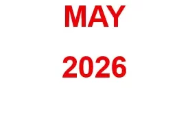 005 - May 2026 Arrivals