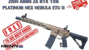 ZION ARMS ZA R15 13B (Platinum) NE2 (Nebula ETU II)
