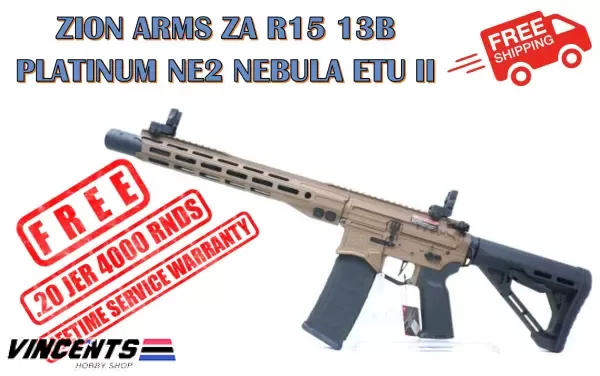 ZION ARMS ZA R15 13B (Platinum) NE2 (Nebula ETU II)