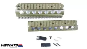 A&K RIS 7 inch Quadrail Tan (Metal)