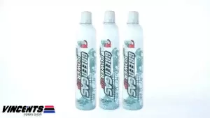 082 - Puff Dino Green Gas Silver 3pcs Set