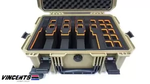 Glary Pistol & mag Stand by case Tan