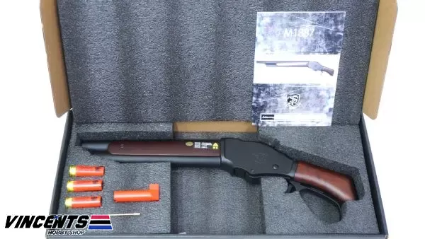 S&T 1887 Winchester Shotgun shell ejecting / Lever action (sewed off – short)