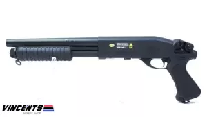 S&T 870 (full steel) Shotgun (short) Color BLACK