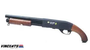 S&T 870 (full steel) Shotgun (short) Black & Tan