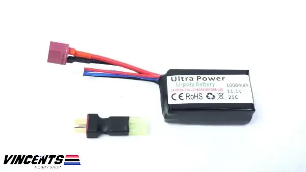 Ultra Power Lipo Battery Mini Bar type 1100mah 25C
