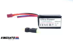 Ultra Power Lipo Battery Mini Bar type 1100mah 25C