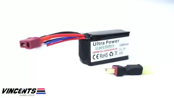 Ultra Power Lipo Battery Mini Bar type 1100mah 25C