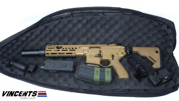 LEVEL 2 UPGRADED (600-650 FPS) EC S003-1 "MCX Rattler 8 inch" (SET UP VERSION) Tan