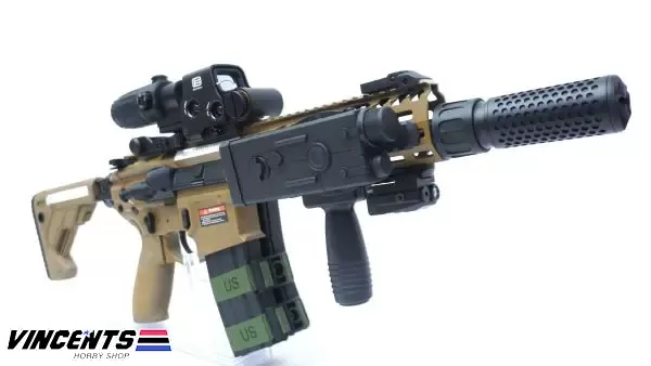 LEVEL 2 UPGRADED (600-650 FPS) EC S003-1 "MCX Rattler 8 inch" (SET UP VERSION) Tan