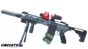 LEVEL 2 UPGRADED (630 – 660 FPS) EC S003 MCX Rattler 9.5 inch (SET UP VERSION) Black/Gray