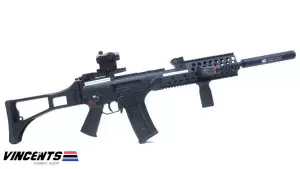 LEVEL 2 UPGRADED (630 - 680 FPS) Double Belle G002 “G36C Tactical” (SET UP VERSION)