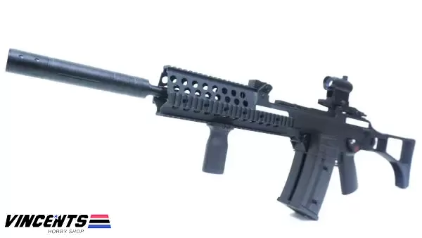 LEVEL 2 UPGRADED (630 - 660 FPS) Double Belle G002 “G36C Tactical” (SET UP VERSION)