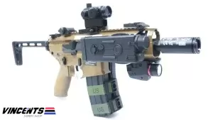LEVEL 2 UPGRADED (600-650 FPS) EC S002 MCX Rattler 5inch (SET UP VERSION) FDE Tan