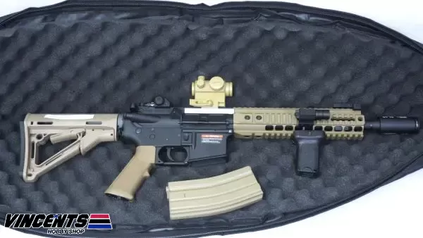 LEVEL 2 UPGRADED (630 - 680 FPS) EC 611 “M4 CQB” (SET UP VERSION) DE Two Tone